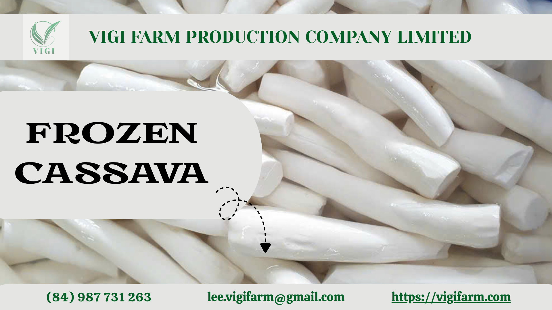 VIGI FARM EXPORTED FROZEN CASSAVA TO THE SINGAPORE MARKET ON AUGUST 25TH, 2026